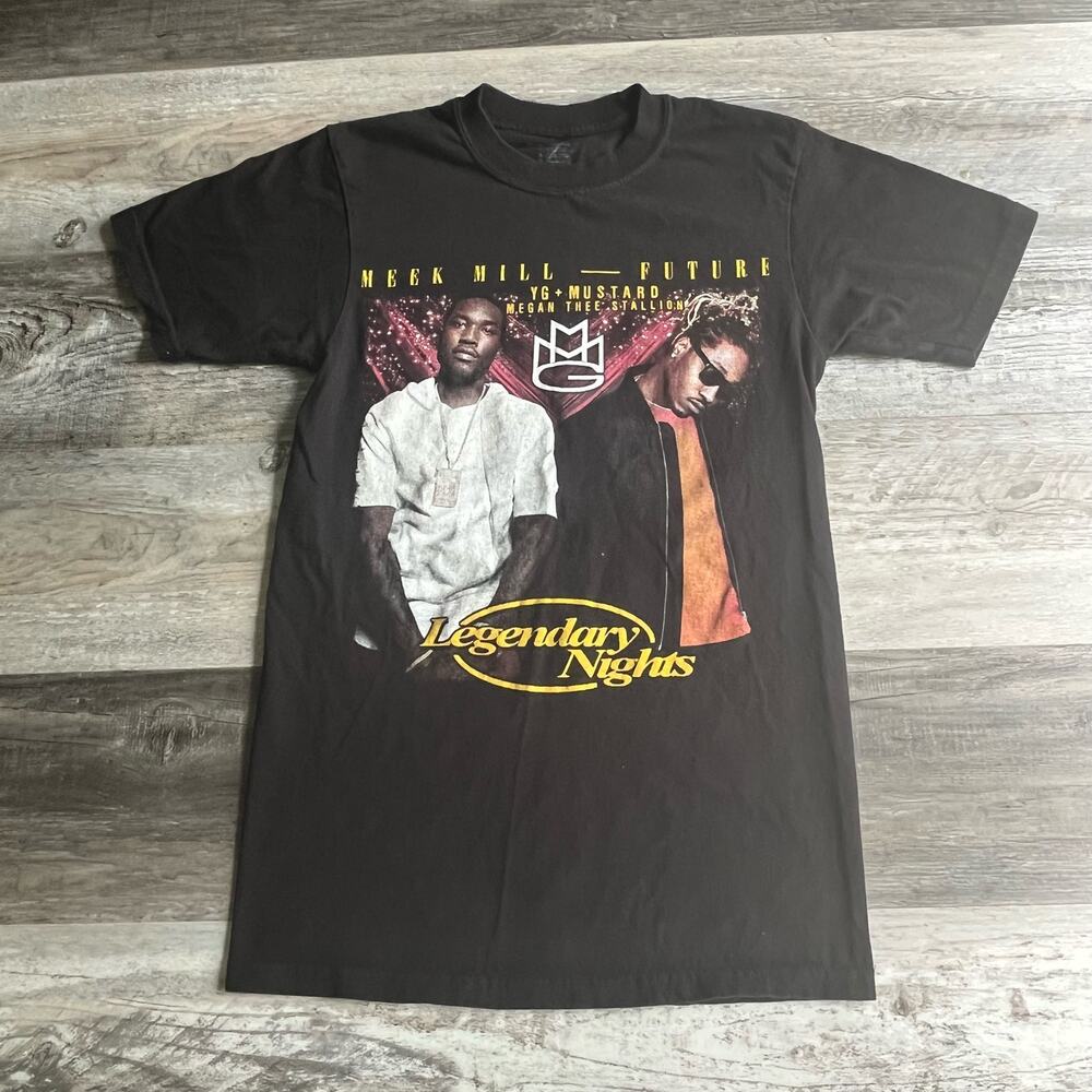 2019 Meek Mill X Future X Meg Thee Stallion Rap concert tour t-shirt legendary‎